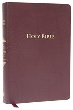 Cover art for KJV Study Bible, Large Print, Bonded Leather, Burgundy, Red Letter: Second Edition (Nelson KJV Signature)