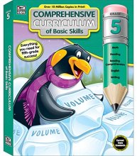 Cover art for Comprehensive Curriculum of Basic Skills 5th Grade Workbooks All Subjects, Math, Reading Comprehension, Writing, Grammar, Fractions, Geometry, Grade 5 Workbooks for Ages 10-11 (544 pgs)