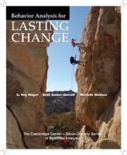 Cover art for Behavior Analysis for Lasting Change by G. Roy Mayer (2011-02-24)