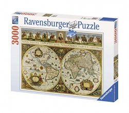 Cover art for Ravensburger World Map, 1665-3000 Piece Jigsaw Puzzle for Adults – Softclick Technology Means Pieces Fit Together Perfectly