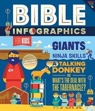 Cover art for Bible Infographics for Kids: Giants, Ninja Skills, a Talking Donkey, and What's the Deal with the Tabernacle?