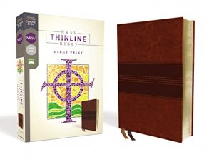 Cover art for NRSV, Thinline Bible, Large Print, Leathersoft, Brown, Comfort Print