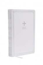 Cover art for NRSV Catholic Edition Gift Bible, White Leathersoft (Comfort Print, Holy Bible, Complete Catholic Bible, NRSV CE): Holy Bible