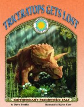 Cover art for Triceratops Gets Lost - a Smithsonian Prehistoric Pals Book (with Audiobook CD and poster)