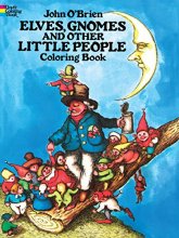 Cover art for Elves, Gnomes, and Other Little People Coloring Book (Dover Fantasy Coloring Books)