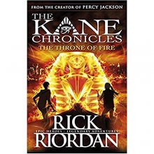 Cover art for THE KANE CHRONICLES THE THRONE OF FIRE, RICK RIORDAN