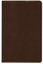 Cover art for HCSB Hand Size Giant Print Reference Bible, Brown Simulated Leather