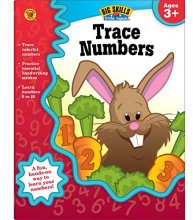 Cover art for Carson Dellosa Trace Numbers Workbook for Preschool-Kindergarten—Number Tracing Practice Book, Ages 3-5, PreK-Kindergarten, Homeschool, Daycare (32 pgs) (Big Skills for Little Hands®)