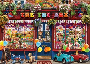 Cover art for Ceaco - Shop Windows - Toy Box - 1000 Piece Jigsaw Puzzle