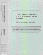Cover art for Quantitative analysis for business decisions (Irwin series in quantitative analysis for business)