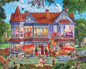 Cover art for White Mountain Puzzles - Summer House - 1000 Piece Jigsaw Puzzle