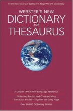 Cover art for Webster's New Dictionary and Thesaurus