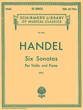 Cover art for SIX (6) SONATAS VIOLIN PIANO (Schirmer's Library of Musical Classics)