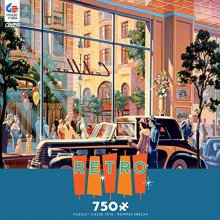 Cover art for Retro Jigsaw Puzzle 750 Pieces - Caddy Corner Cadillac Enthusiasts (24 inches x 18 inches Completed)