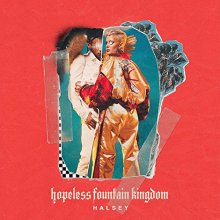 Cover art for hopeless fountain kingdom [LP][Clear w/teal splatter]