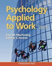 Cover art for Psychology Applied to Work� 12th Edition