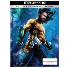 Cover art for Aquaman 4K Limited Edition (4K Ultra+Blu-Ray+Digital) with 64-page Excerpt Book