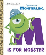 Cover art for M Is for Monster (Disney/Pixar Monsters, Inc.) (Little Golden Book)