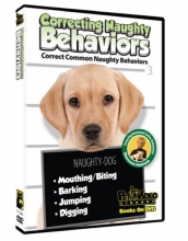 Cover art for Dog & Puppy Training DVD: Correcting Naughty Behaviors! Stop the Biting, Digging & Barking!