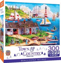 Cover art for MasterPieces 300 Piece EZ Grip Jigsaw Puzzle - Painter's Point - 18"x24"