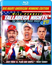 Cover art for Talladega Nights: The Ballad of Ricky Bobby [2-Disc Blu-ray – Theatrical + Unrated]