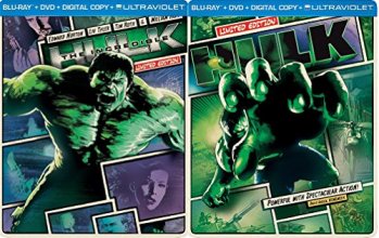 Cover art for Marvel Comics The Incredible Hulk Steelbook Collection - Hulk [2003] (Limited Edition Steelbook) & The Incredible Hulk [2008] (Limited Edition STeelbook)