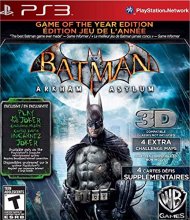 Cover art for Batman: Arkham Asylum (Game of the Year Edition) - Playstation 3