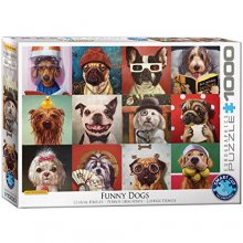 Cover art for EuroGraphics Funny Dogs by Lucia Heffernan 1000-Piece Puzzle