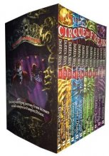 Cover art for Cirque Du Freak Series - Complete 12 Book Collection - Killers of the Dawn, Lord of the Shadows, Trials of Death, Sons of Destiny, Living Nightmare, Vampire's Assistant, Tunnels of Blood, Vampire Prince, Hunters of the Dusk