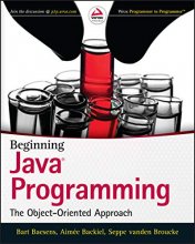 Cover art for Beginning Java Programming: The Object-Oriented Approach