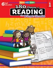 Cover art for 180 Days of Reading: Grade 1 - Daily Reading Workbook for Classroom and Home, Sight Word Comprehension and Phonics Practice, School Level Activities Created by Teachers to Master Challenging Concepts