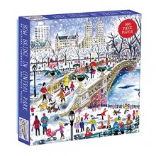 Cover art for Galison 500 Piece Michael Storrings Bow Bridge in Central Park Jigsaw Puzzle for Adults and Families, New York City Puzzle with Central Park Scenery