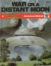 Cover art for War on a Distant Moon (Space Master Science Fiction Gaming, Stock No. 9104)