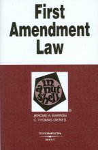 Cover art for First Amendment Law in a Nutshell, 4th Edition (West Nutshell Series)