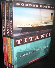 Cover art for Titanic 3 Books Set with Free Poster; Book 1: Unsinkable, Book 2: Collision Course, & Book 3: S.O.S