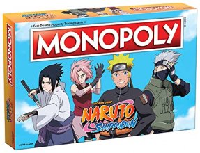 Cover art for Monopoly Naruto | Collectible Monopoly Game Featuring Japanese Manga Series | Familiar Locations and Iconic Moments from The Anime Show, 2-6 Players