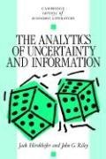 Cover art for The Analytics of Uncertainty and Information (Cambridge Surveys of Economic Literature)