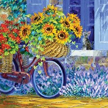 Cover art for Buffalo Games - Delivery of Sunshine - 300 Large Piece Jigsaw Puzzle