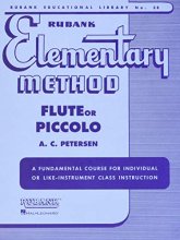 Cover art for Rubank Elementary Method - Flute or Piccolo (Rubank Educational Library)