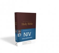 Cover art for NIV, Pew and Worship Bible, Hardcover, Burgundy, Comfort Print