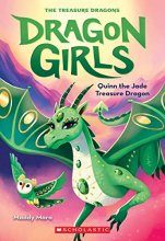 Cover art for Quinn the Jade Treasure Dragon (Dragon Girls #6) (6)