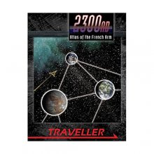 Cover art for Atlas of the French Arm (Traveller 2300AD, MGP20009)