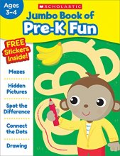 Cover art for Jumbo Book of Pre-K Fun Workbook