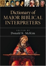 Cover art for Dictionary of Major Biblical Interpreters