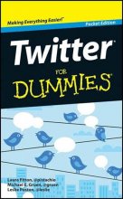 Cover art for Twitter For Dummies, Pocket Edition