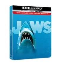 Cover art for Jaws 4K Steelbook [Blu-ray] [2020] [Region Free]