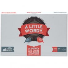 Cover art for A Little Wordy by Exploding Kittens - A Clever Scramble Word Game of Tiles, Cards, and Clues - 2 Player Board Games for Adults and Teens, Letter Tile Game