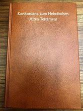 Cover art for Konkordanz Zum Hebraischen Alten Testament (Hebrew and German Edition)