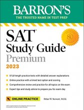 Cover art for SAT Study Guide Premium, 2023: Comprehensive Review with 8 Practice Tests + an Online Timed Test Option (Barron's Test Prep)