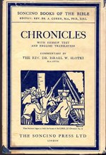 Cover art for Chronicles, The Soncino Books of the Bible. Hebrew Text and English Translation